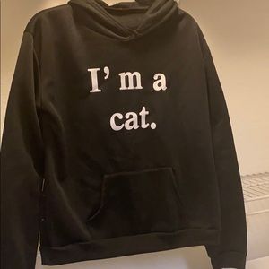 I’m a Cat Sweatshirt with Cat Ears